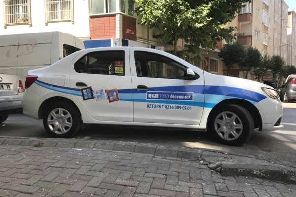Egepen binek arac reklam logo
