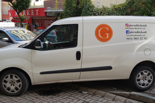 Gizemli Tekstil arac yazıları