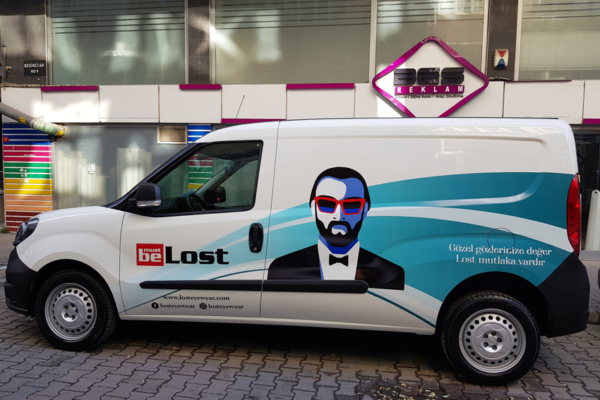 Lost araba reklam giydirme