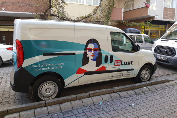 Lost araba reklam kaplama