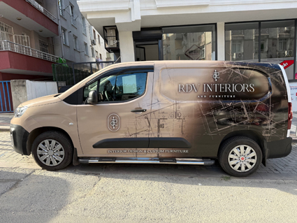 Fiat Doblo araç giydirme ve kurumsal tasarım uygulama örneği