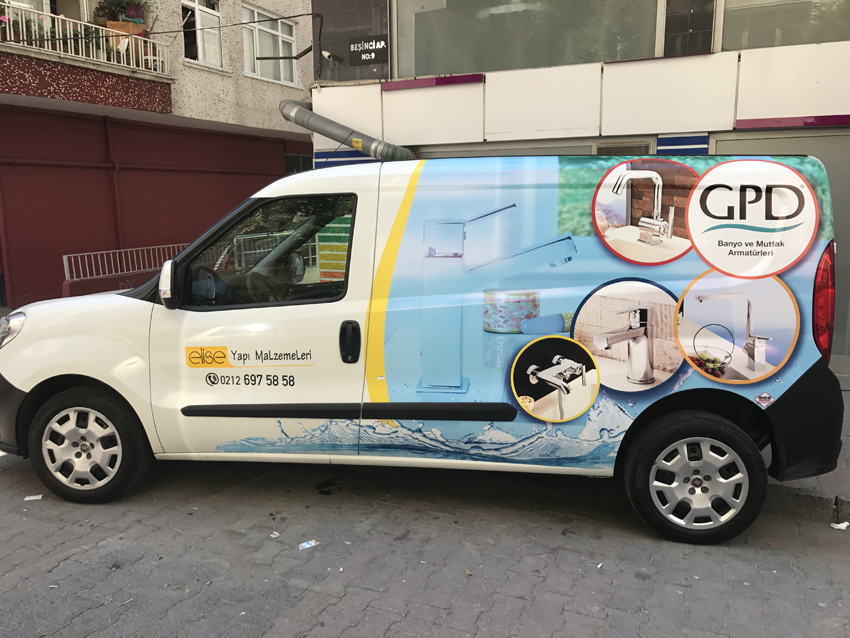 profesyonel ticari araç kaplama örneği
