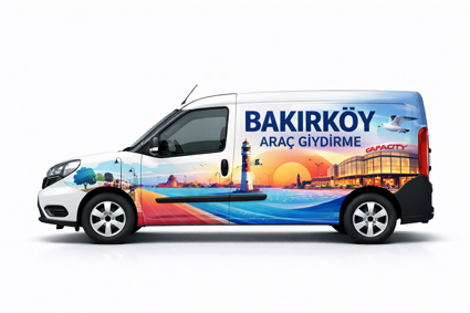 Bakırköy araç giydirme, ticari araç reklam kaplama ve logo uygulama hizmeti