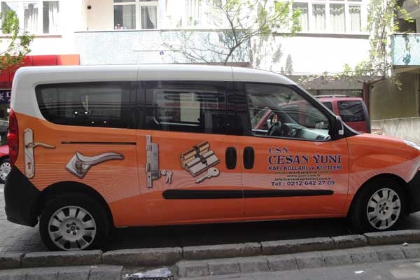 doblo cam altı reklam kaplama