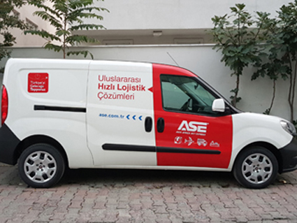 ase lojistik araç reklam kaplama