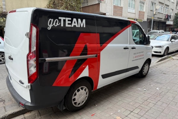 goteam arac kısmi reklam logo giydirme