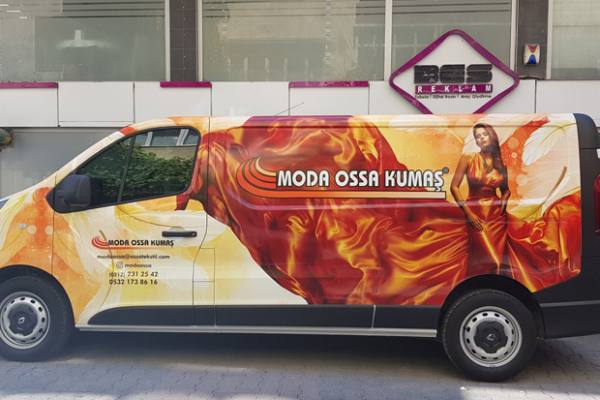 moda ossa arac reklam giydirme komple