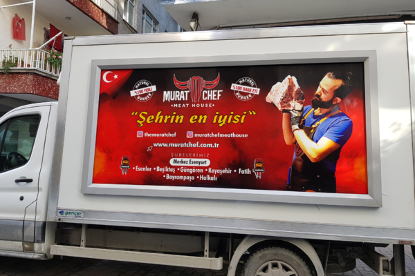 murat cheff kamyonet giydirme