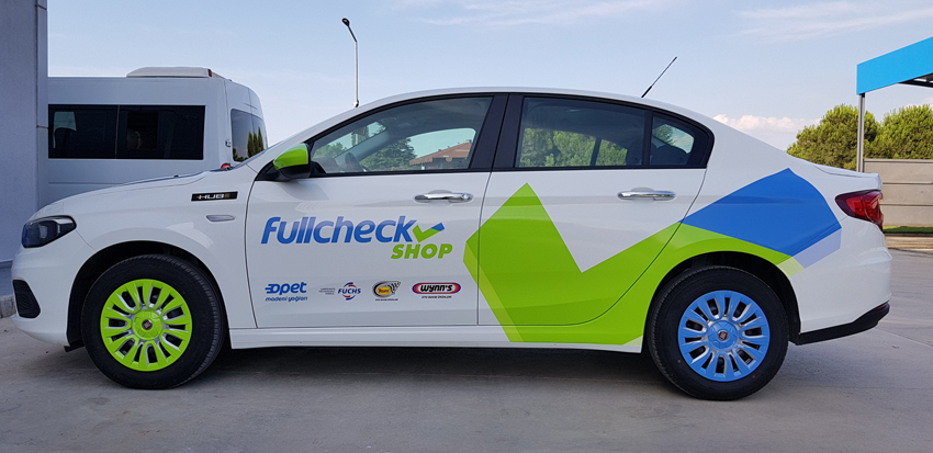 Fiat Egea binek araç giydirme Fulcheck Shop İstanbul