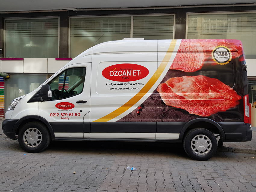araç giydirme reklam istanbul ticari araç