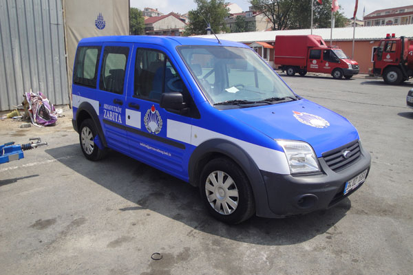 zabıta aracı giydirme
